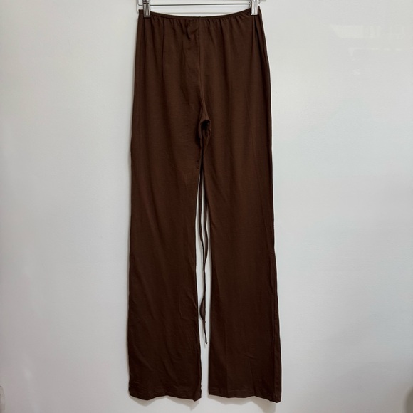 Motel Rocks Low Rise Tie Ruched Bootcut Pants - Picture 7 of 13